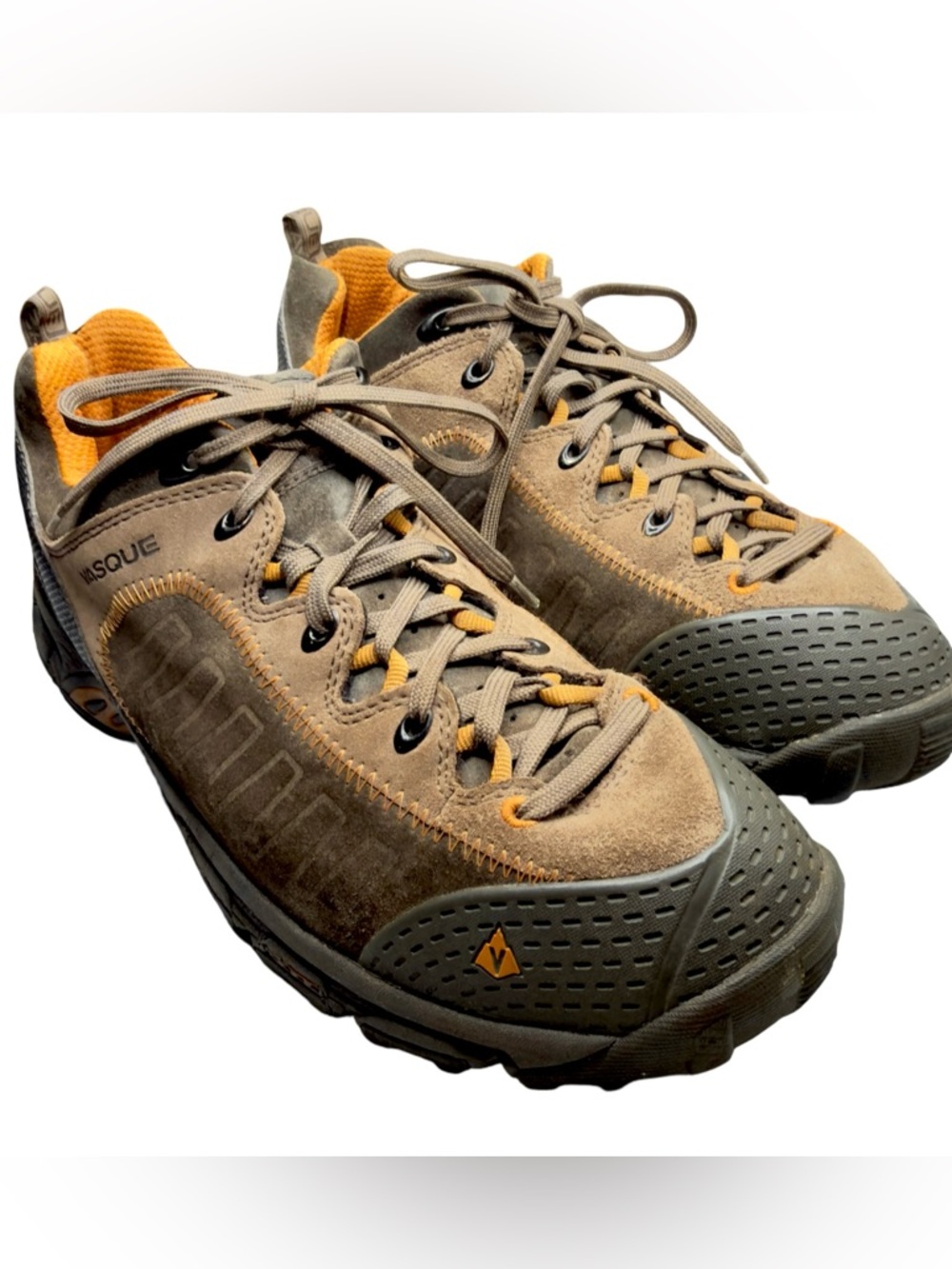 Vasque Men's Gray and Orange Trail Sneakers - Picture 7 of 8